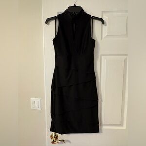 White House Black Market High Neck Sleeveless Dress